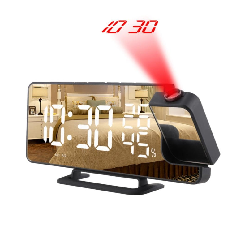 TS-9210 Time + Projection + Radio + Temperature And Humidity LED Clock