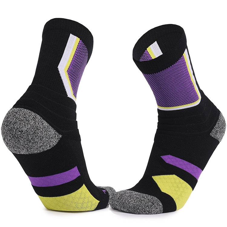 Basketball Socks Thick Towel Bottom High Tube Socks