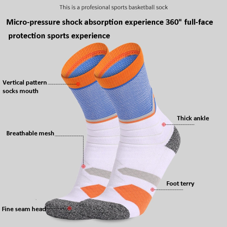 Basketball Socks Thick Towel Bottom High Tube Socks