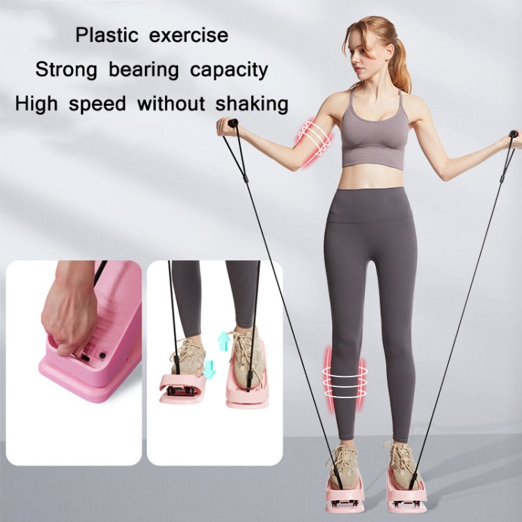 Multifunctional Stretching Stepper Home Fitness Equipment, Colour: Without Pull Ropeï¼ˆGreenï¼‰