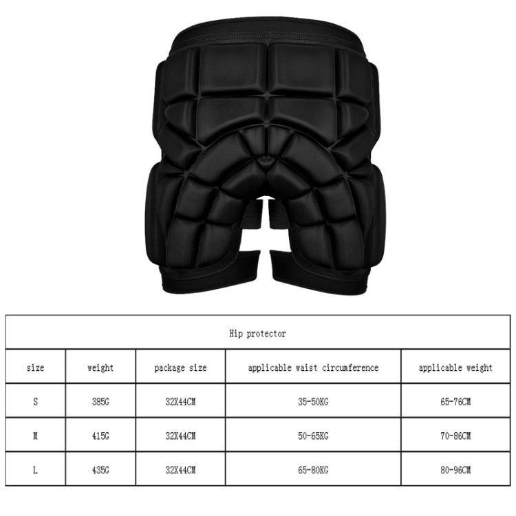 Skating Hip Protector Hockey Pants Ski Sports Protective Gear, Style: Black Hip Protector