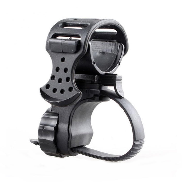 5 PCS Cycling Flashlight Fixing Bracket Bicycle Flashlight Clip(Black)