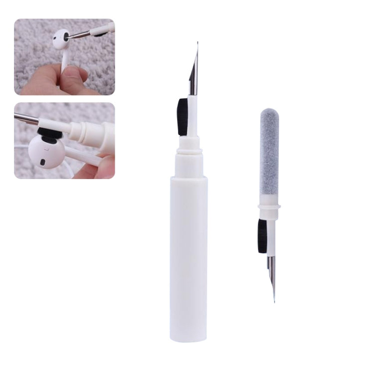 Bluetooth Earbuds Cleaning Pen Computer Digital Device Cleansing Brush(White)