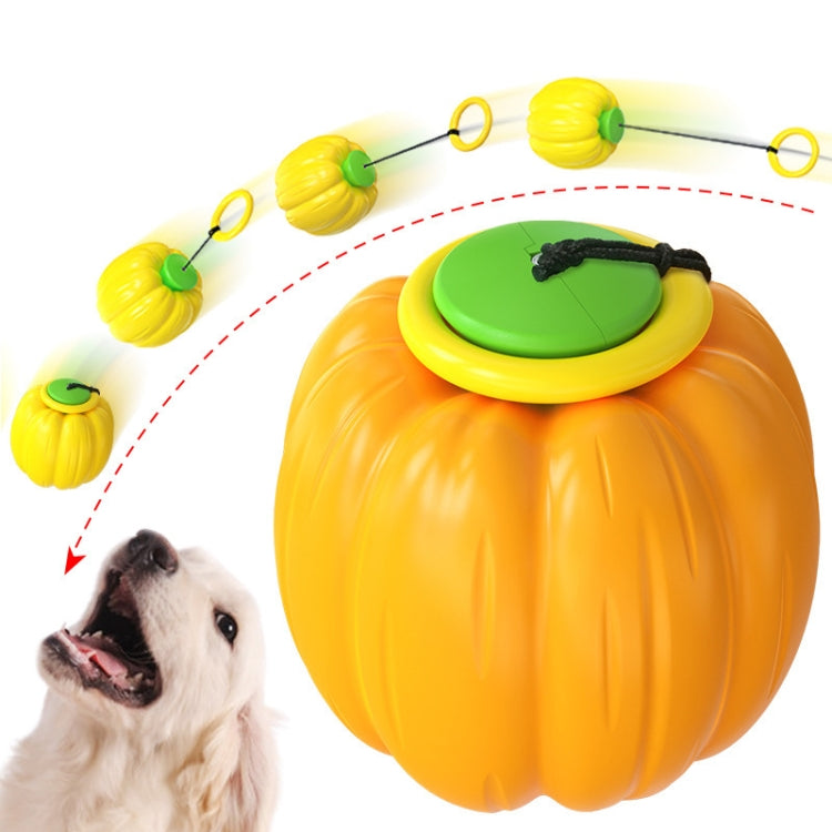 NG-01 Dog Molars Resistant To Bite Ball Pumpkin Hand Throwing Force Toy Ball