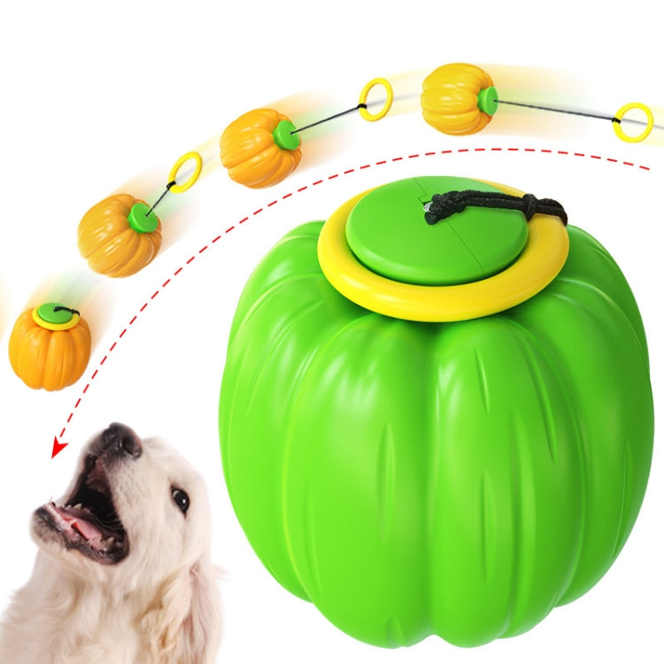 NG-01 Dog Molars Resistant To Bite Ball Pumpkin Hand Throwing Force Toy Ball
