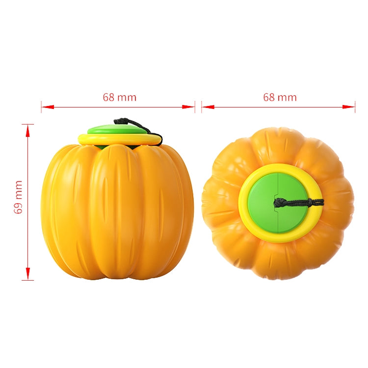 NG-01 Dog Molars Resistant To Bite Ball Pumpkin Hand Throwing Force Toy Ball
