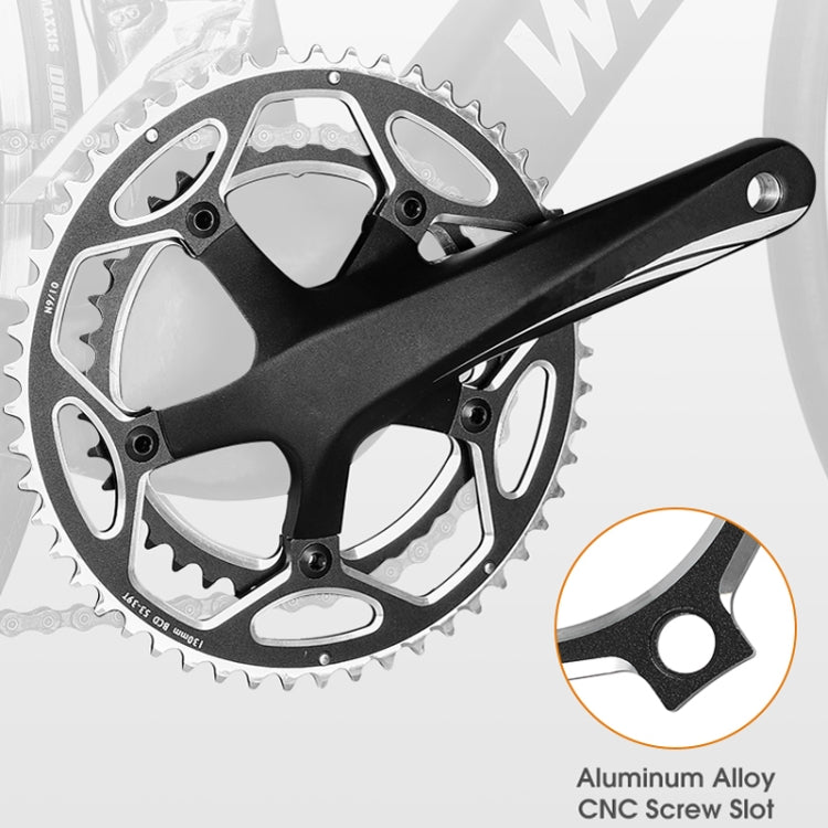 WEST BIKING 2-Piece 53t-39t Road Bike Aluminum Alloy Gear