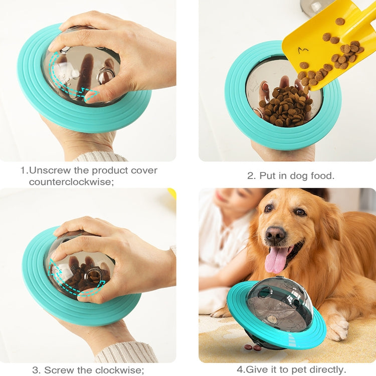 XQ-01 Bite Resistant Dog Toy Flying Pan Saucer Leakage Ball