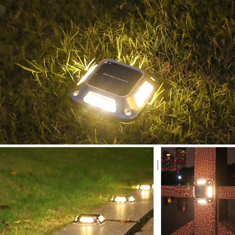 8 LED Solar Wall Lamp Outdoor Stainless Steel Buried Light