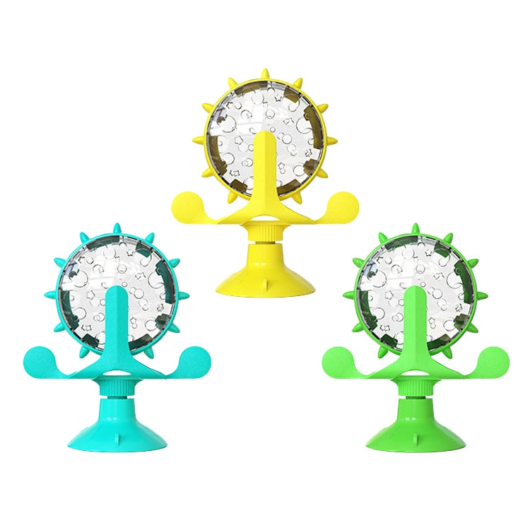 ZQL-01 Dog Toys Funny Cat Slow Food Leakage Windmill Turntable