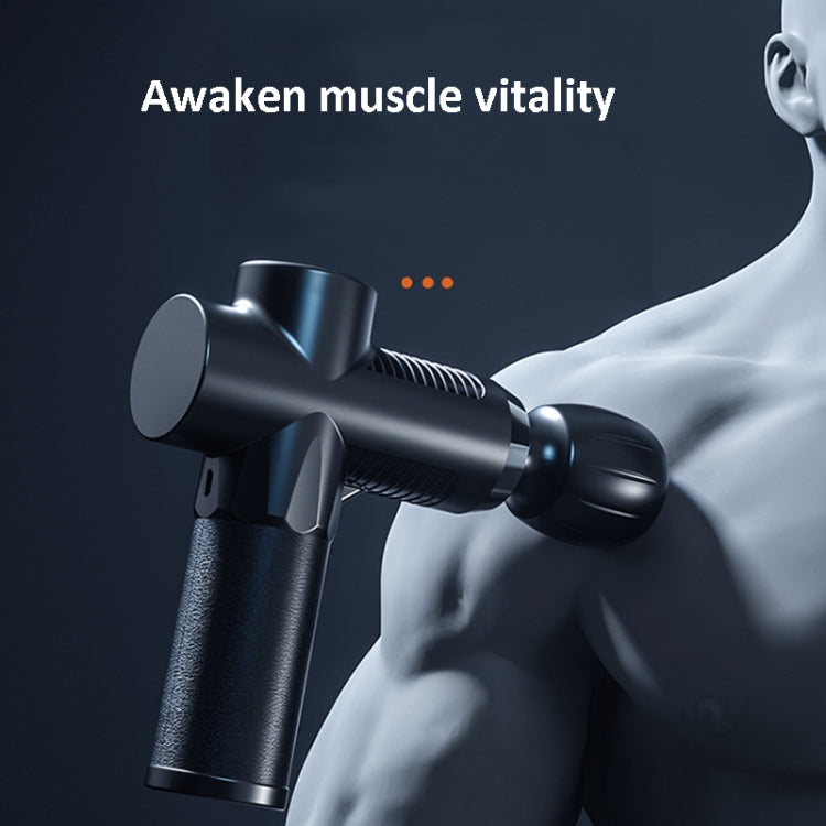 J2002 3-Speed Adjustable MINI Fascia Gun Massager(Black)