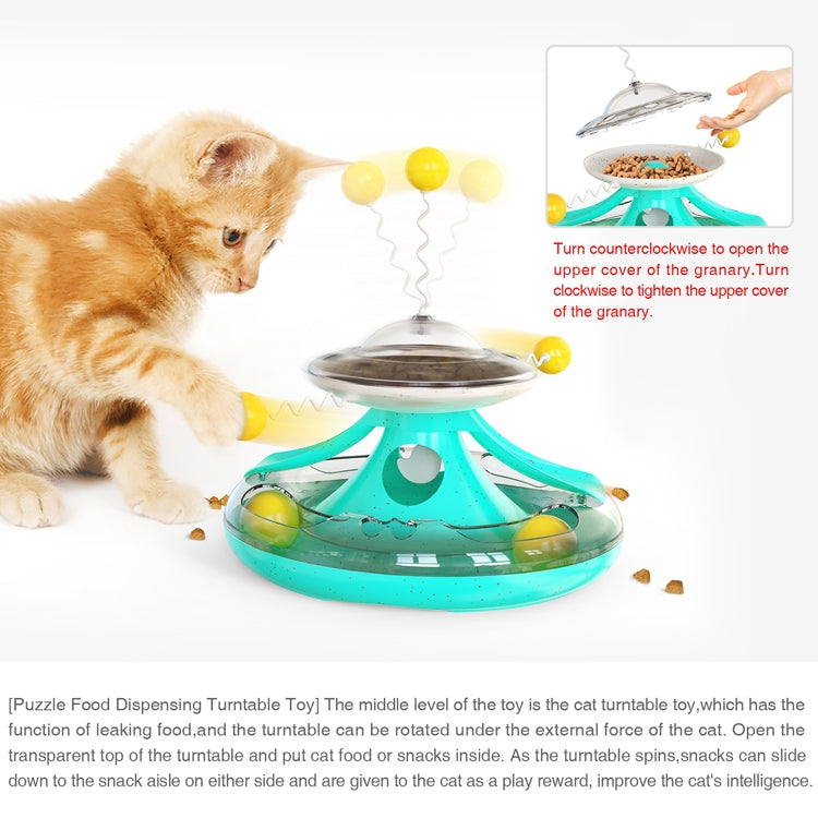 Tumbler Cat Track Cat Turntable Leaky Food Toy