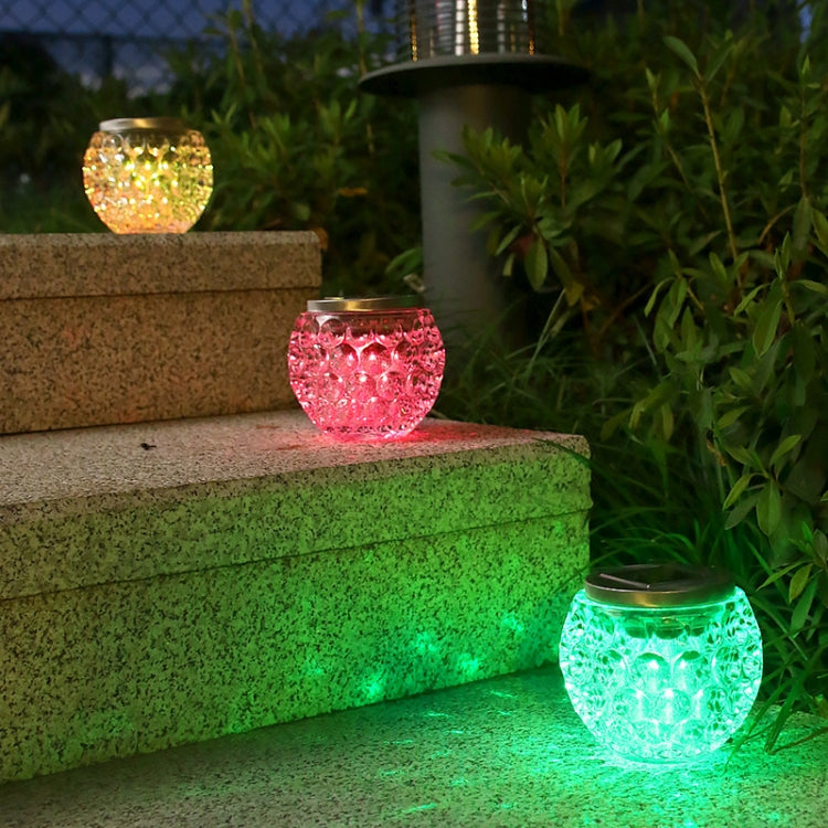 Solar Outdoor Wishing Glass Jar Courtyard Decoration Light