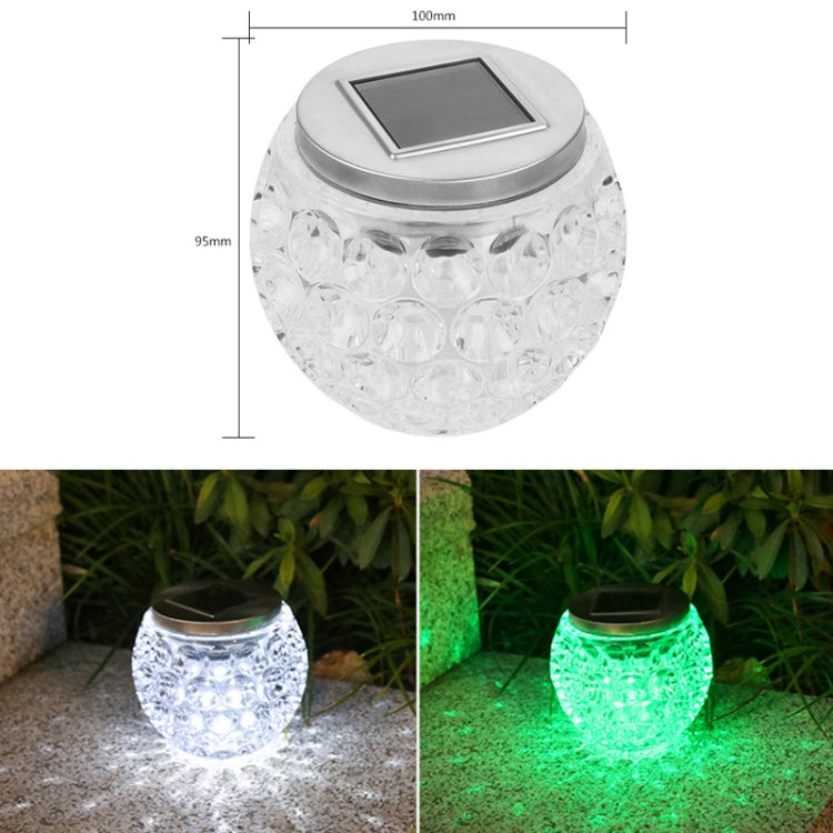 Solar Outdoor Wishing Glass Jar Courtyard Decoration Light