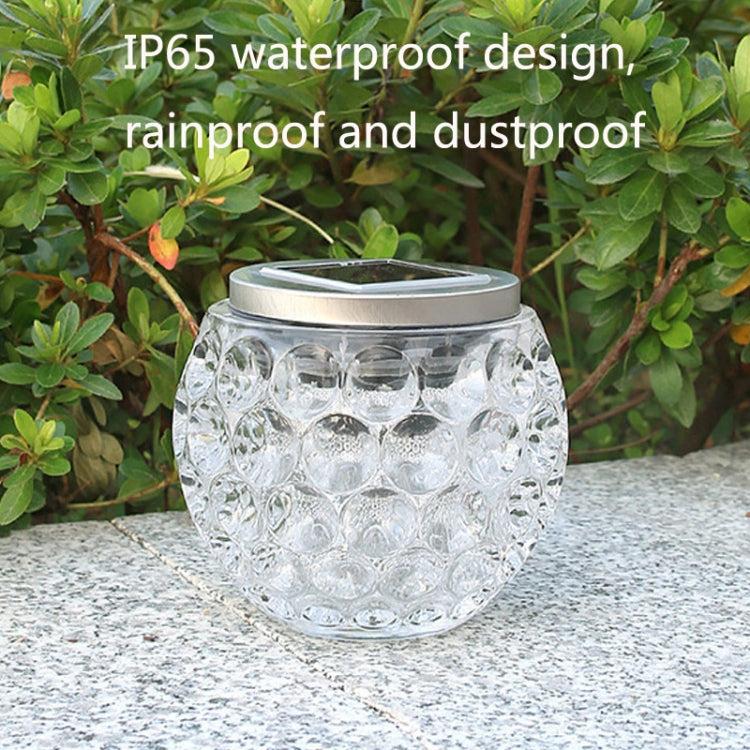 Solar Outdoor Wishing Glass Jar Courtyard Decoration Light