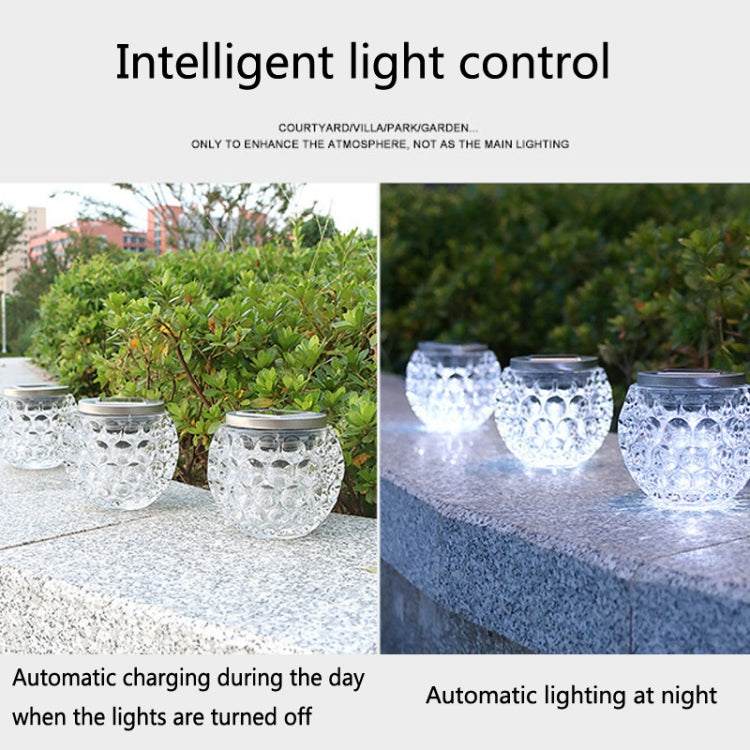 Solar Outdoor Wishing Glass Jar Courtyard Decoration Light