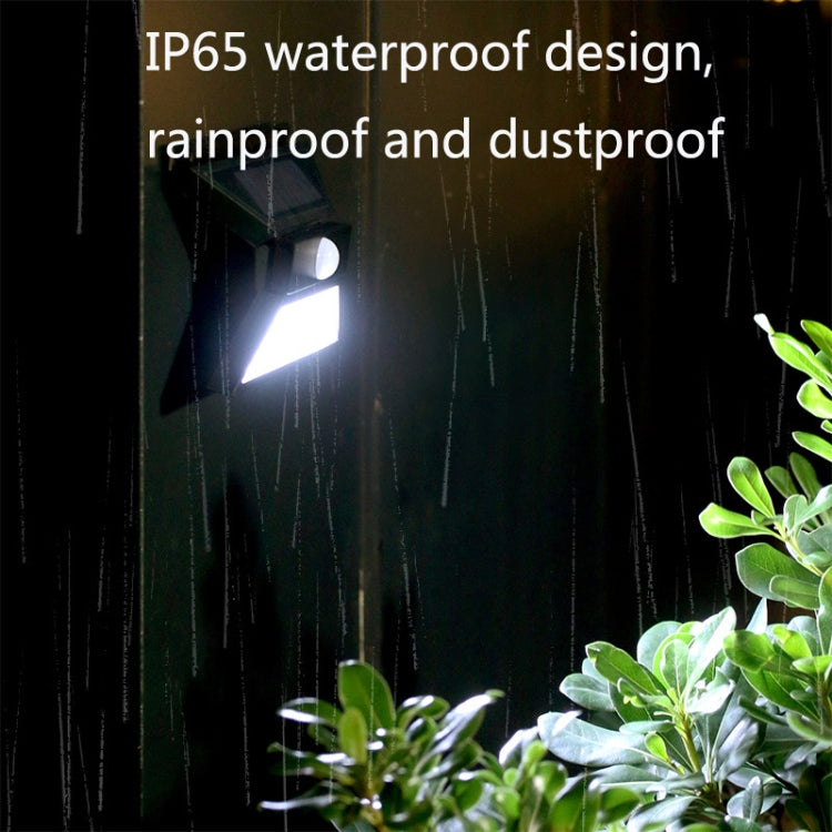67 LED Solar Smart Induction Foldable Garden Wall Light(Black)