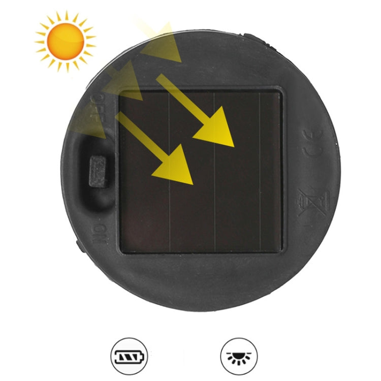 2 PCS Solar Outdoor LED Hollow Garden Ground Lawn Light