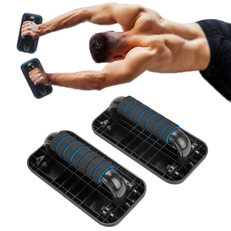 2 PCS Four-wheel Abdomen Equipment Multifunctional Push-Up Stand