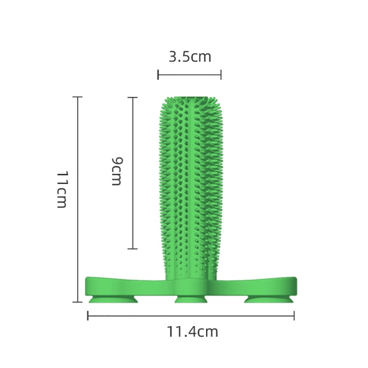 Pet Dog Molars Rod Spurt Toy Suction Cup Clean Teeth Dog Toothbrush, Specification: Small
