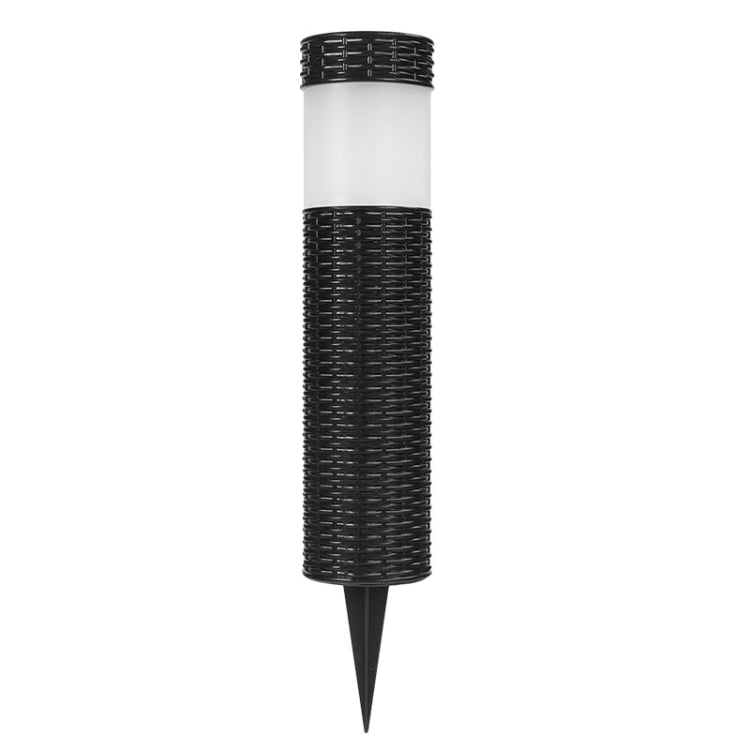 Solar LED Outdoor Waterproof Cylinder Lawn Light, Style: White Light