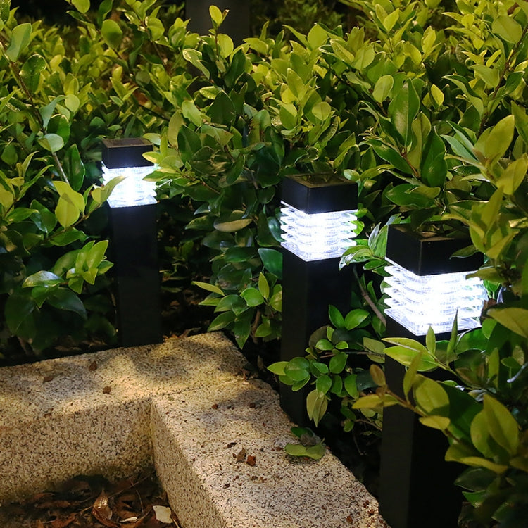 Solar Waterproof Outdoor Landscape Square Column Lawn Light