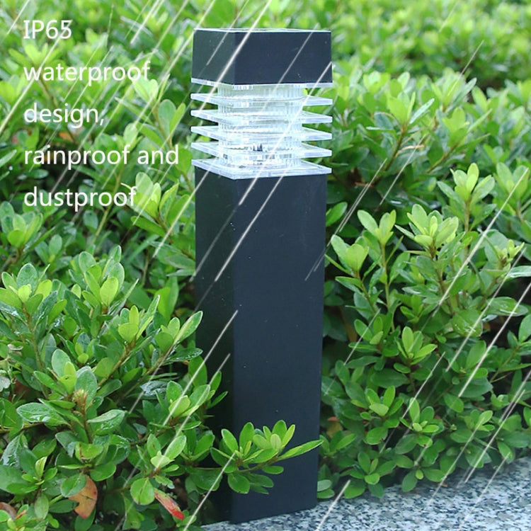Solar Waterproof Outdoor Landscape Square Column Lawn Light