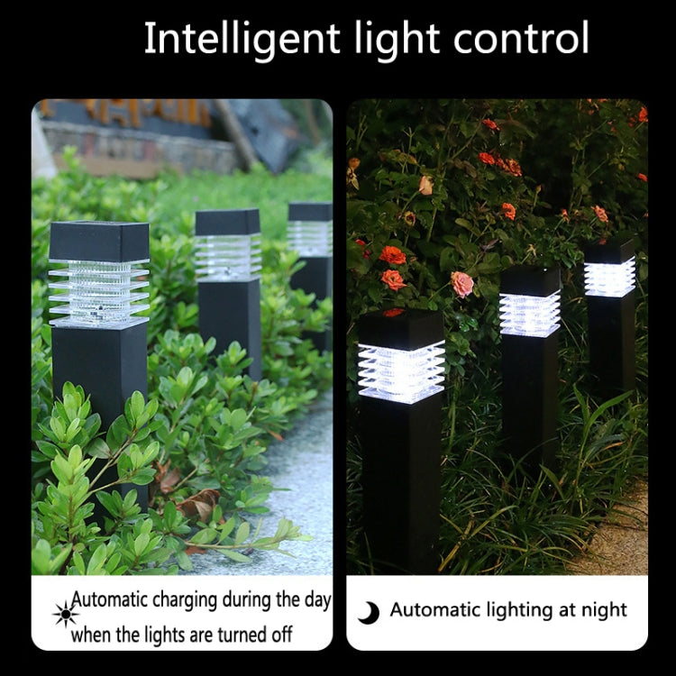 Solar Waterproof Outdoor Landscape Square Column Lawn Light