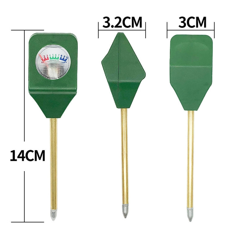 Soil Detector Mini Garden Soil Humidity Moisture Meter(Green)