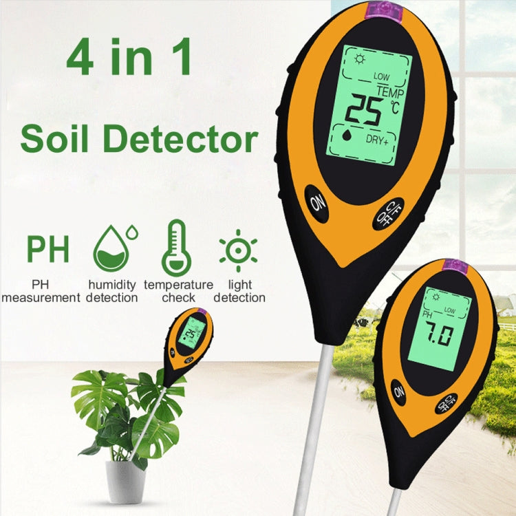 TR01 4 In 1 Soil Detector Electronic Soil PH Tester(Single Machine)