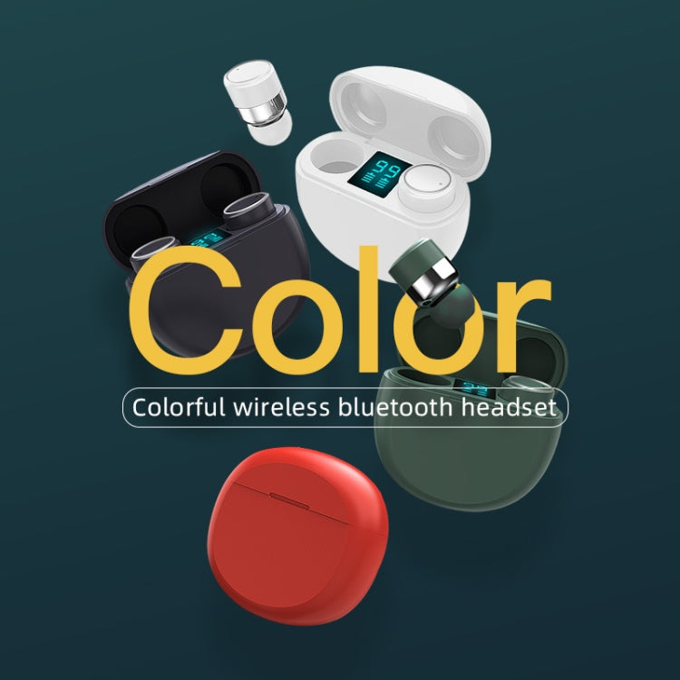 T18 Smart Touch Wireless Bluetooth Headphone with Charging Case & Power Display