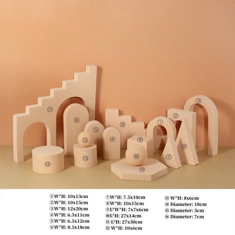16 In 1 Photography Geometry Foam Cube Photo Studio Props