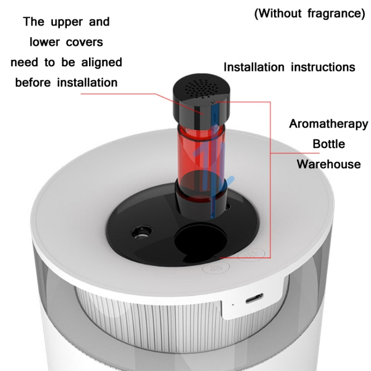 2.5L Household Double Spray Humidifier Aroma Diffuser