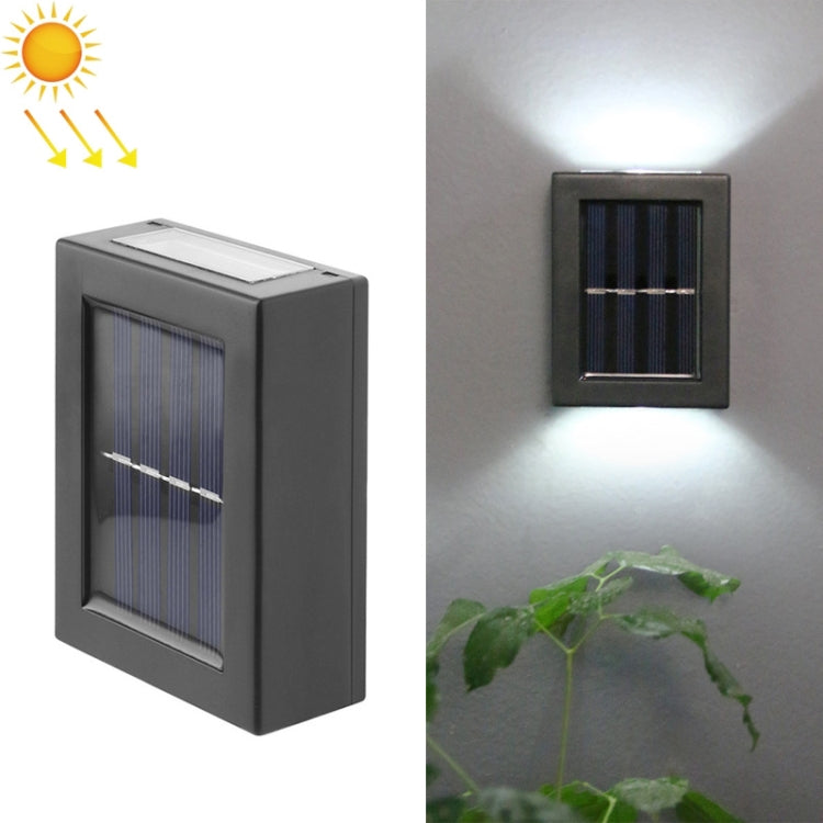 TYN-BD 2 LED Outdoor Solar Fence Wall Lamp Garden Decoration(White Light)
