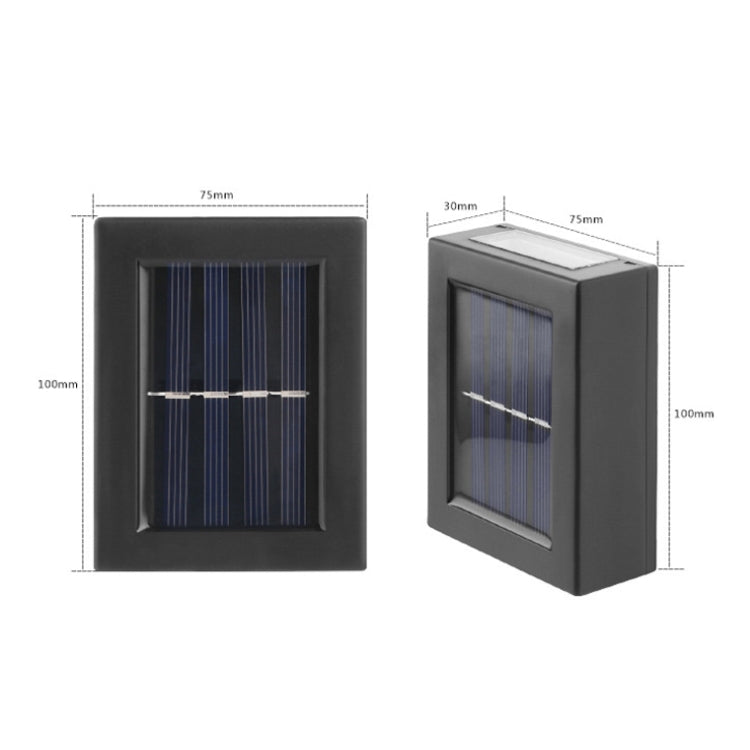 TYN-BD 2 LED Outdoor Solar Fence Wall Lamp Garden Decoration(White Light)
