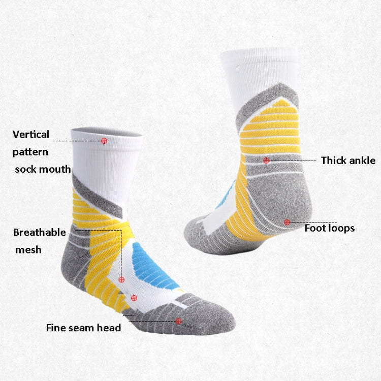 Adult Elite Basketball Socks Men Thick Terry Socks, Size: Free Size