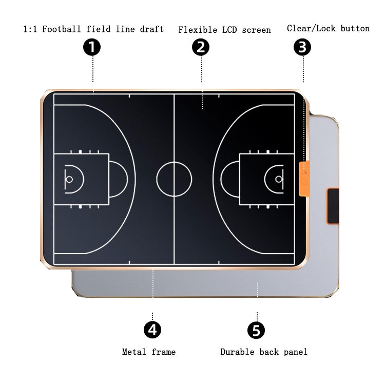 21-Inch Basketball Coach Handwriting LCD Board