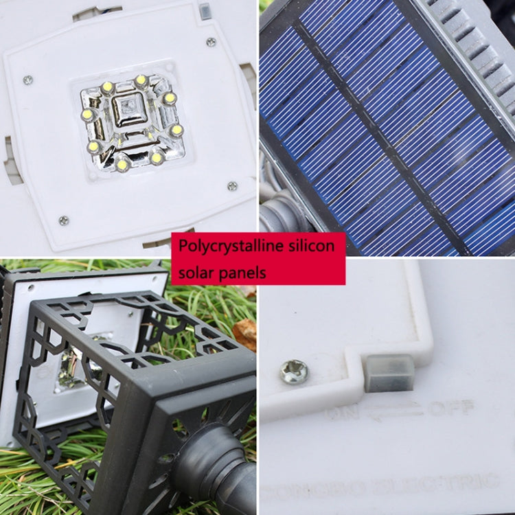 8 LED Solar Outdoor House Appearance Lawn Garden Decoration Light