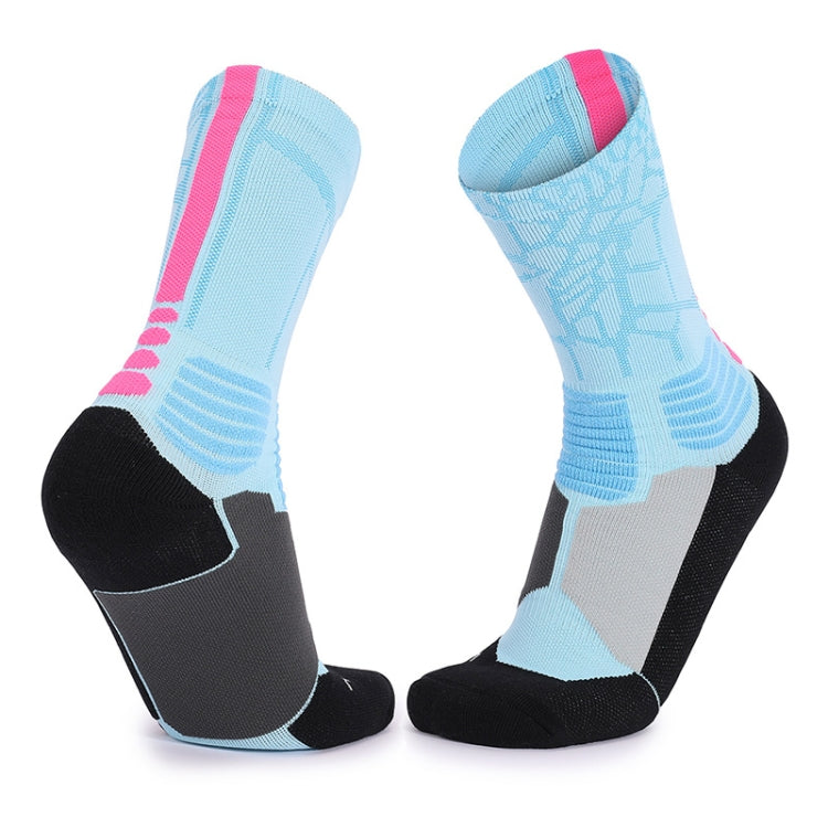 Men And Women Mid-Tube Sports Socks Combat Non-Slip Basketball Socks, Size: Free Size