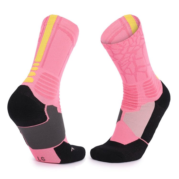 Men And Women Mid-Tube Sports Socks Combat Non-Slip Basketball Socks, Size: Free Size