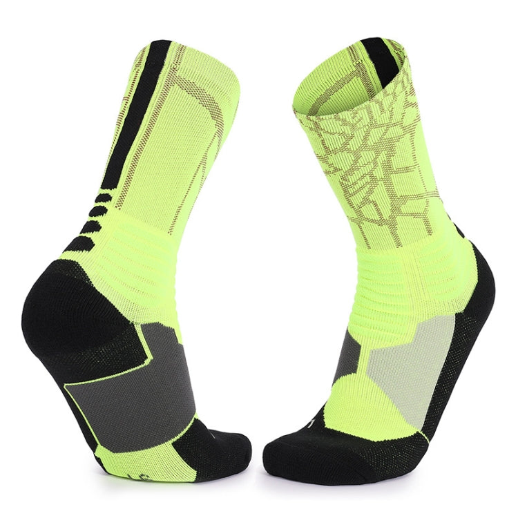 Men And Women Mid-Tube Sports Socks Combat Non-Slip Basketball Socks, Size: Free Size