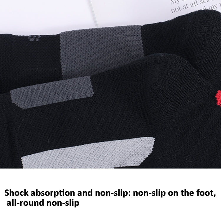 Men And Women Mid-Tube Sports Socks Combat Non-Slip Basketball Socks, Size: Free Size
