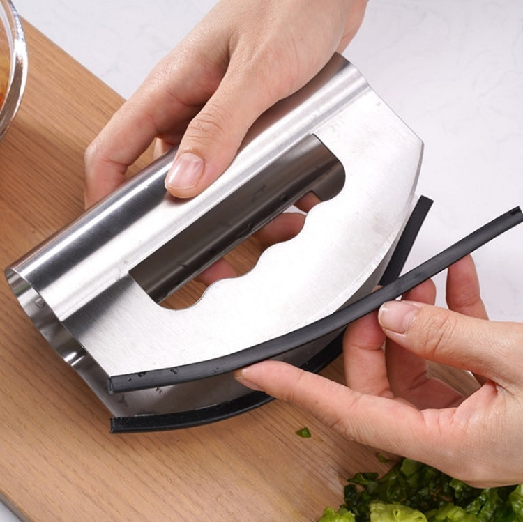 Stainless Steel Double-Head Cutter Vegetable Cheese Chopper
