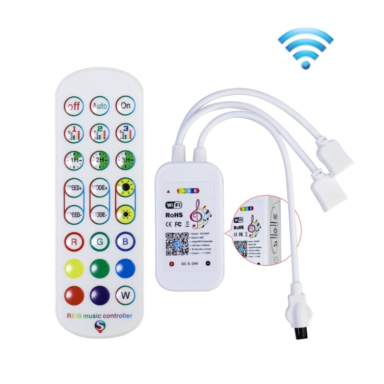 SKS-WF-04 1 to 2 WiFi Smart Voice Light Strip Controller