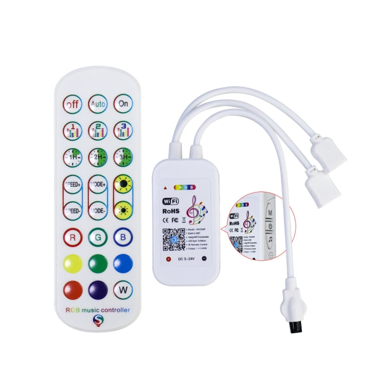 SKS-WF-04 1 to 2 WiFi Smart Voice Light Strip Controller