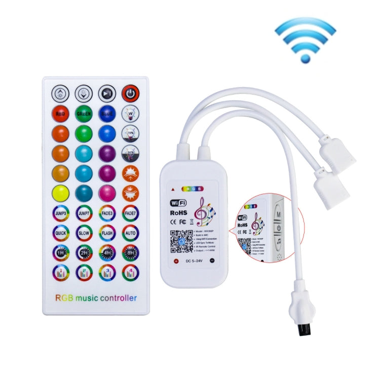 SKS-WF-04 1 to 2 WiFi Smart Voice Light Strip Controller