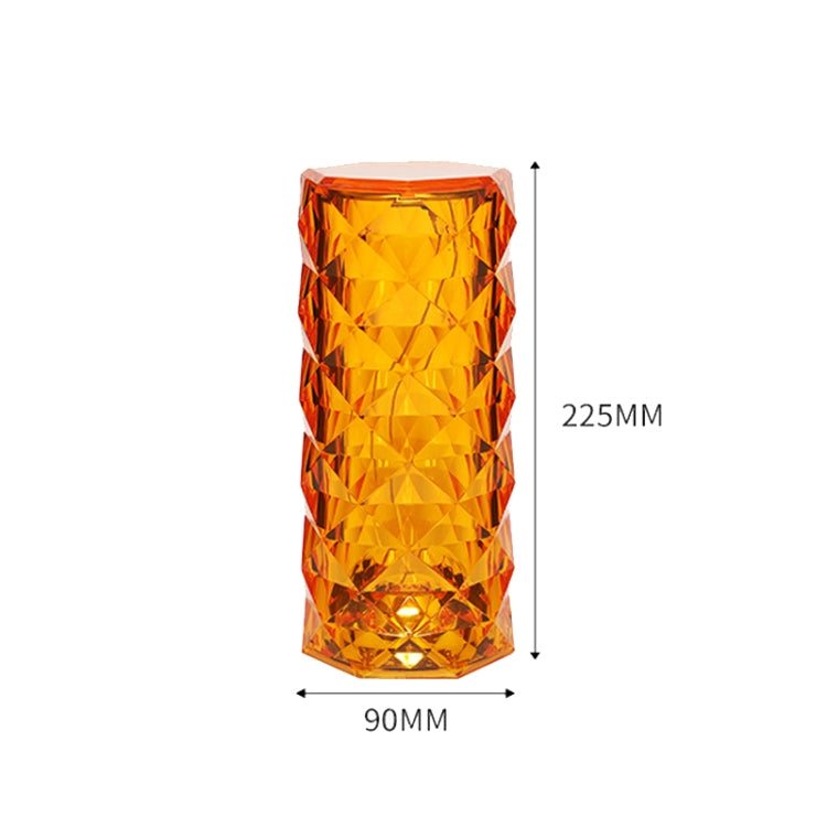 LED Atmosphere Table Lamp Light USB Charging Crystal Touch Bar Night Light, Specification: RGB with Remote Control