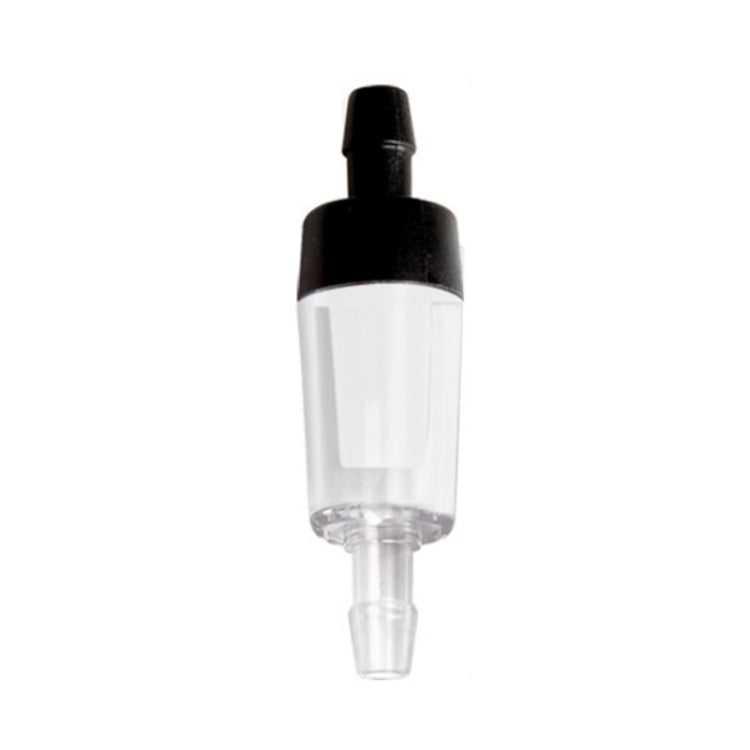 20 PCS Fish Tank Oxygen Pump Trachea Check Valve, Specification: 4mm (White Black)