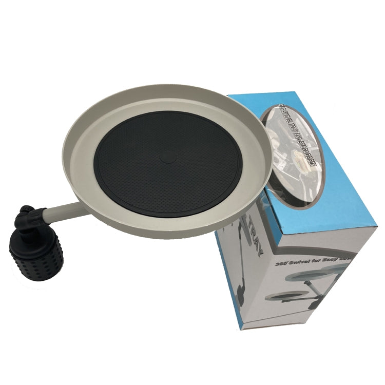 Car Tray Car Rotating Bracket Travel Beverage Cup Holder(White)