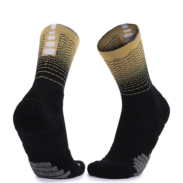 Thickened High-Top Sports Socks Non-Slip Mid-Tube Socks, Size: Free Size